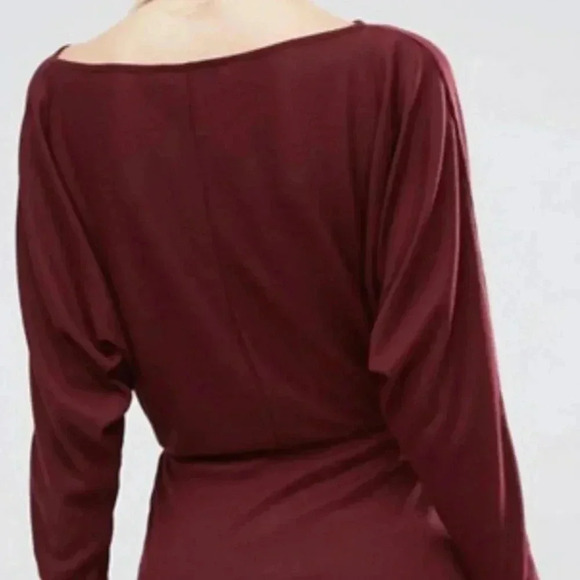 [ASOS] Mini Dress with Batwing Detail in Rib - Picture 3 of 8